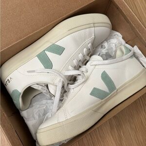 VEJA campo sneakers in “matcha” - very gently worn only a few times.